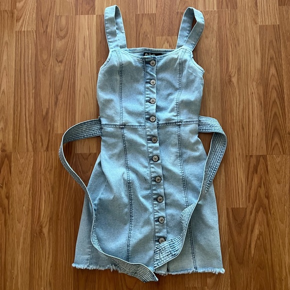 Peace love eco by rewash denim dress size s - Picture 2 of 4